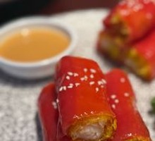 Crispy Shrimp Red Rice Noodle Roll