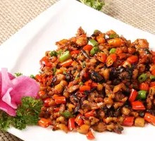 Chicken with Pickled Mustard Greens