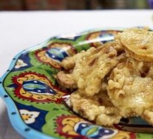 Crispy Eggplant with Meat Filling