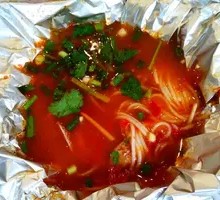 Sour Soup Mussels Noodles