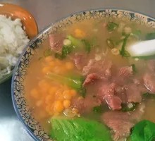 Slippery Meat and Soybean Soup Rice