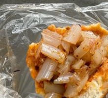 White Flour Pan Cake with Cold Noodles