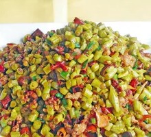 Minced Pork and Green Bean Fried Rice