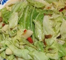 Fried Pork Crumbs with Bok Choy