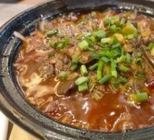 Sour Cabbage Blood Curd Pot