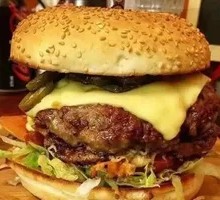 Mexican Cheese Chicken Burger