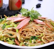 Egg and Ham Fried Noodles