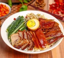 Pork Trotter with Roast Duck