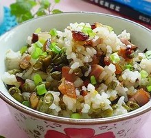 Green Bean and Preserved Pork Rice