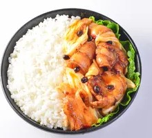 Lotus Leaf Sliced Pork Rice Bowl