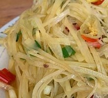 Sour Cabbage and Potato Strips