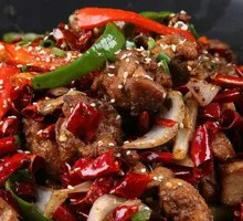 Dry Pot Chicken Wings and Pork Ribs