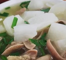 Radish and Beef Offal Soup