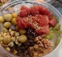 Brown Sugar Glutinous Rice Balls with Ice Jelly