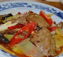 Pickled Chili Pork Liver Rice