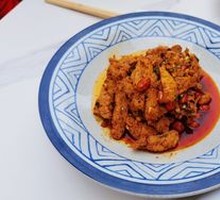 Spicy Chicken Cubes in Chili Oil