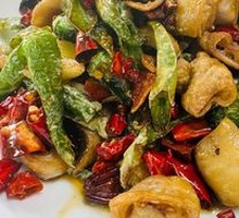 Ginger Pork Intestines