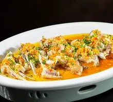 Golden Sauce Steamed Fish Head