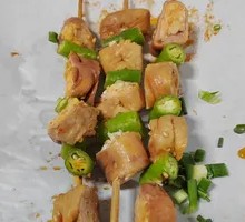 Grilled Pig Intestines