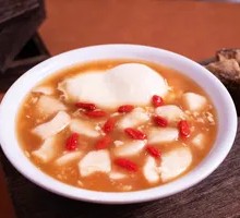 Red Sugar Fermented Rice Dumplings with Egg