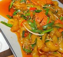 Grilled Wide Noodles