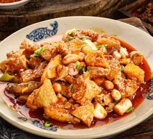 Spicy Chicken Cubes in Chili Oil