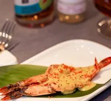 Double Grilled Golden Black Tiger Shrimp