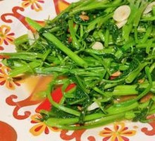 Stir-Fried Water Spinach with Soy Bean Paste