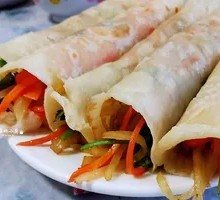 Sausage and Potato Stir-Fry Wrap