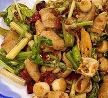 Spicy Pork Intestines Stir-fry