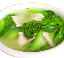 Spinach Tofu Soup