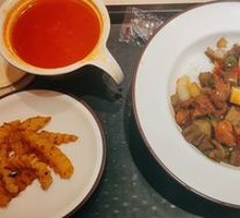 Pan-fried Chicken Rice Bowl