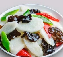 Chinese Yam and Wood Ear Mushroom