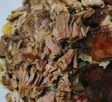 Pork Trotter with Grilled Sausage