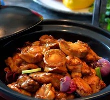 Braised Abalone with Chicken