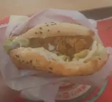 Spicy Chicken Leg Burger