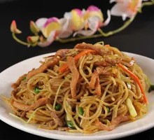 Yak Beef Fried Noodles Soup