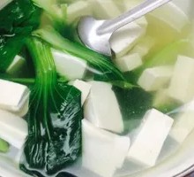 Spinach Tofu Soup