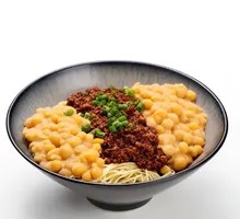 Spicy Broad Noodles with Pea Paste