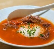 Tomato Beef Brisket Rice