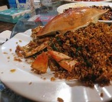 Braised Bread Crab in Wok
