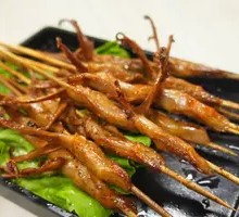 Grilled Duck Tongue Skewers