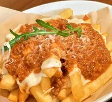 Waterfall Cheese Meat Sauce Fries
