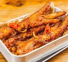 Braised Chicken Feet with Tiger Skin