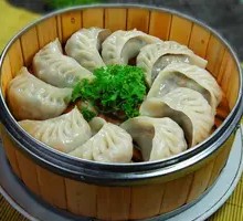 Handmade Chive and Pork Steamed Dumplings