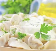 Cabbage and Corn Pork Dumplings