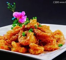 Egg Yolk Baked Shrimp