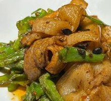 Black Pig Back Pork Stir-fry