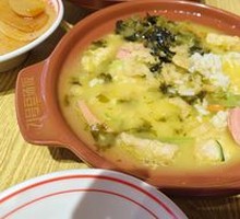 Sour and Spicy Golden Broth Crispy Pork Rice