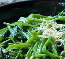 Shrimp Paste with Chinese Spinach